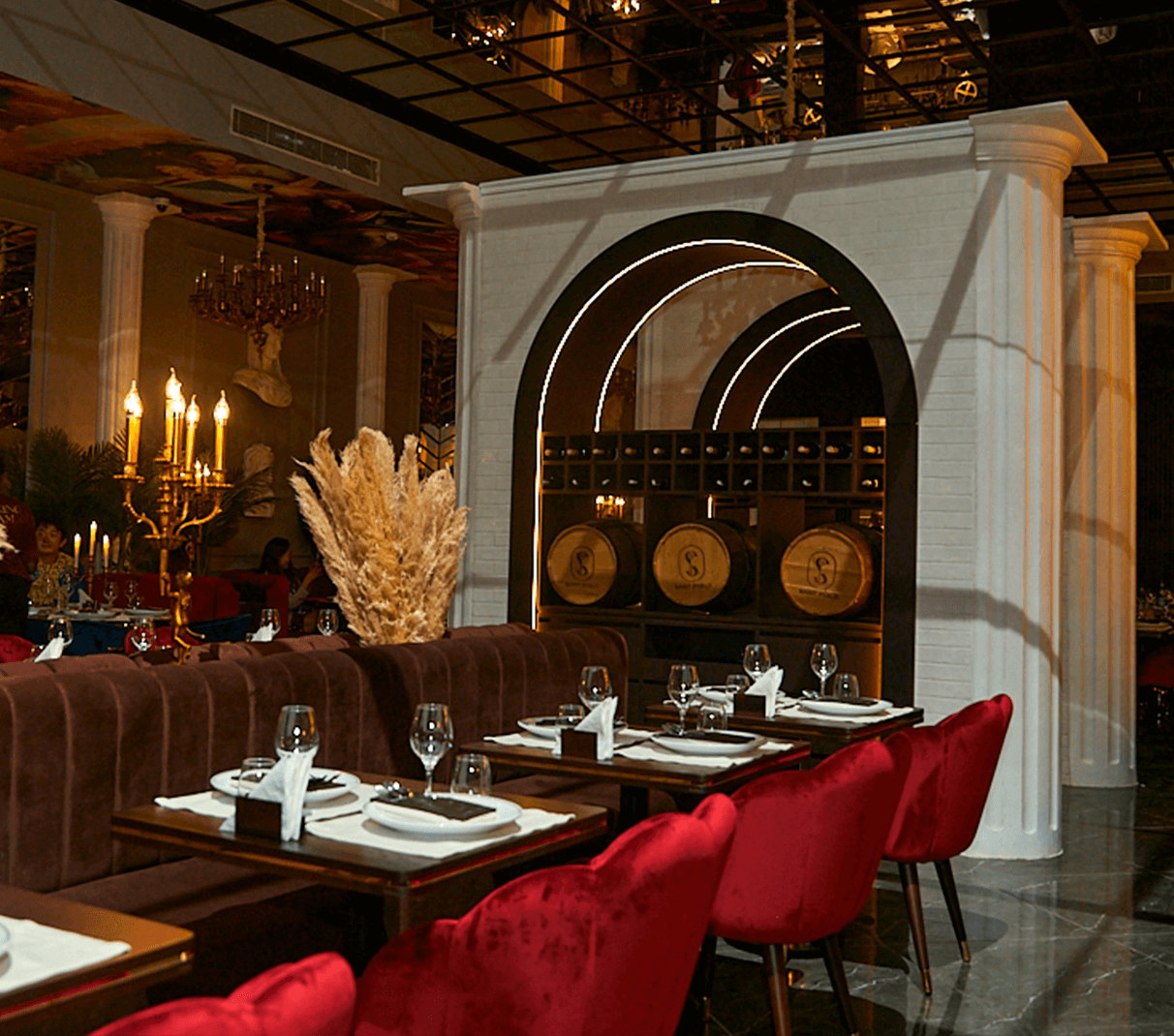 Saint Pablo Restaurant dining space in Labone